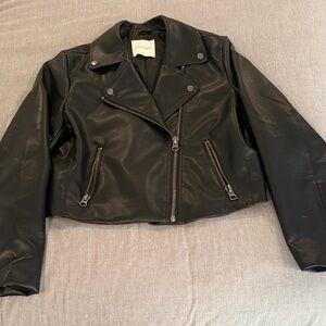 Gentle Fawn Black Faux Leather Jacket